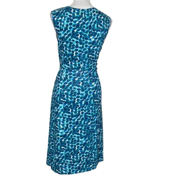 NIC+ZOE Women's Waterdrop Sleeveless Side Wrap Midi Dress Size Medium - Picture 3 of 8